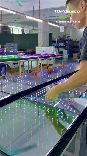 💎 Put the Glass On — Your LED Dance Floor Is Close to Perfect! 💃✨ Once the tempered glass is set, your floor transforms into a strong, sleek, and stunning masterpiece! ⚙️ Smooth Surface – Scratch-resistant & easy to clean 💡 Bright Visuals – Clear light transmission for vivid effects 💪 Extra Protection – Long-lasting and durable for any event TOP DANCE makes every detail shine — from structure to finish! 🌈 📧 sales6@pro-toplight.com 📱 WhatsApp: 86 199 2436 2915 🌐 topdancefloor.com #LEDdanc
