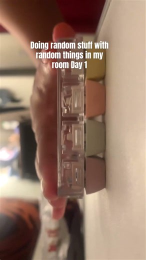 Doing random stuff with random things in my room Day one