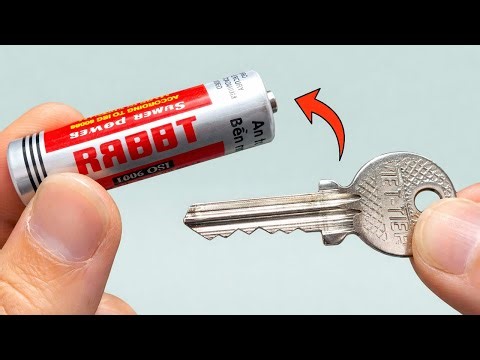 Great idea with a 1.5V battery and a key! I Turned It into a Million-Dollar Tool