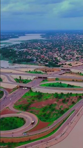 🇧🇫 Stunning Aerial View of Ouagadougou, Burkina Faso’s Vibrant Capital 🌍✨