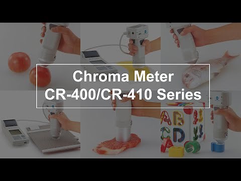Konica Minolta Chroma Meter CR-400/410 Series
