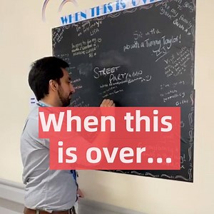 This is such a lovely idea😍 Staff at the Royal Derby Hospital are writing down their hopes and wishes for the future❤️✨ What will you do when this is over? | BBC Derby