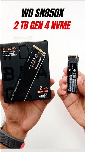 WD Black SN850X 2TB NVMe SSD ! 🔥