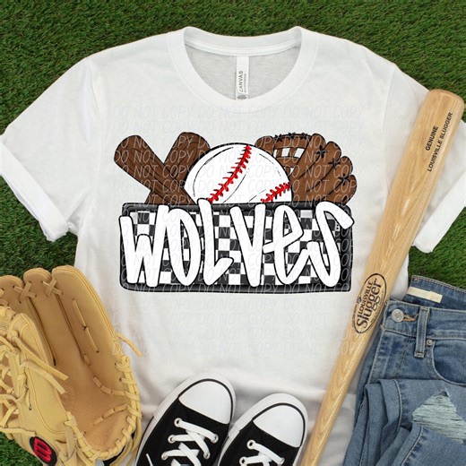 WOLVES BASEBALL Png, Wolves Baseball Digital for Sublimation & Dtf, Game Day Png, Baseball Game Day Png, Baseball Png, Wolves Png - Etsy