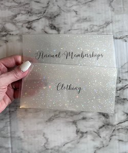 Starlight Vellum Custom Cash Envelopes | Starlight | Laminate | Cash Envelope System | Sinking Funds - Etsy