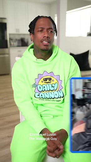 What do you think it is ? #emmanuellustin #massage #nickcannon
