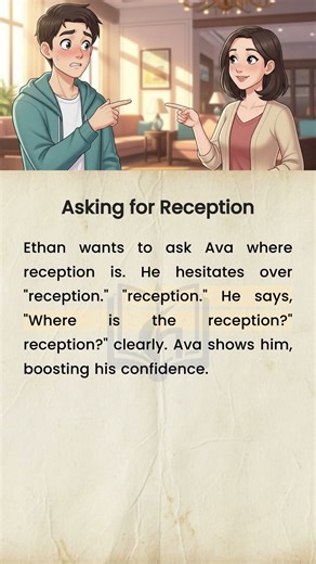 Asking for Reception🔥❤️ Learn English Through Motivation #englishstory #englishforbeginners #english