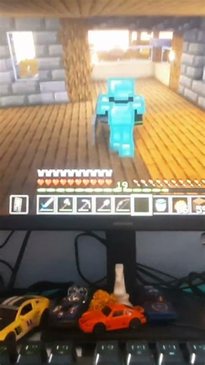 TRANSFORMING OUR VILLAGE INTO A BETTER TOWN #minecraft #gaming #shorts