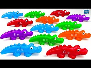 Learn ABC's with Сrocodiles|ABCDEFGHIJKLMNOPQRSTUVWXYZ|Learning for Kids|ABCDE Alphabet|ABCD Party