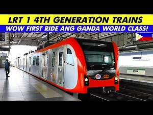 Lrt 1 4th Generation Trains First Ride