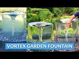 Giant Spinning Vortex Fountain For The Yard or Garden