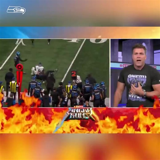 29K views · 503 reactions | What in the Rey Mysterio?! K9’s backflip DID NOT WIN angry runs! @reymysterio | @gmfb Seattle Seahawks | Captain SeaHawk | Facebook