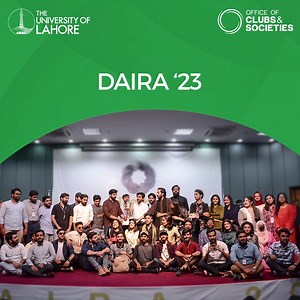 2023 has been a year of spectacular accomplishments for UOL! 1. Qissah ‘23, at the University of Agriculture Faisalabad: Best Delegation Trophy 2. NUST EME Olympiad: Best Delegation Trophy 3. Daira ’23, FAST University, Faisalabad: Best Delegation Trophy 4. IRC MUN at Kinnaird College for Women, Lahore: • Outstanding Diplomacy (OD) • Honourable Mention (HM) • Special Mention (SM) 5. Youth Robotec ’23 at UET, Peshawar: Robowar Award 6. 1st Annual Thespian Art Gala at Government College University