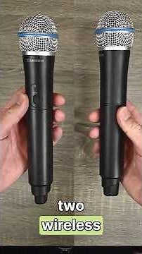 Portable DUAL WIRELESS MICROPHONE System - Samson Concert XD2