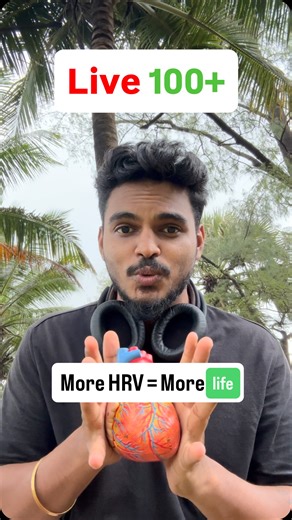 Prathmesh Bhosale | Weightloss, Diabetes, Pcos, Thyroid, Fitness on Instagram: "Comment “healthy heart” 📉 Low HRV = stress, fatigue, or poor recovery 📈 High HRV = resilience, calm nervous system, longer life 🔄 How to boost HRV? ✅ Deep breathing 🧘‍♂️ ✅ Cold exposure 🧊 ✅ Fasting 🕐 ✅ Sleep hygiene 😴 ✅ Sunlight & movement 🌞🚶‍♂️ To decode this dance, scientists use: Your heartbeat isn’t just about speed — it’s about rhythm, varia