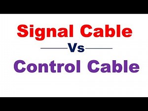 Control Cable Vs Signal Cable || Instrumentation Interview