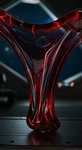 This Alien Slime Is Alive… 😳🔴 #asmr #slime #odlysatisfying #satisfying #asmrvideo #asmrsounds