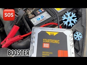 COMMENT DÉMARRER AVEC UN BOOSTER 💥⚡️💥DÉMARRAGE AVEC UN BOOSTER STARTRONIC 800