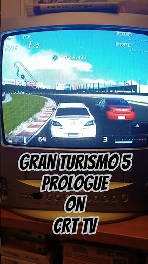 PS3 on a CRT TV - Gran Turismo 5 Prologue - First Taste of GT5