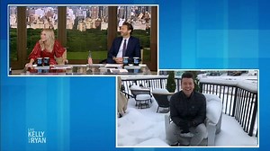 TCL Steve Patterson talks to us from Minnesota and yes... that's snow!! 🤯 | Live with Kelly and Mark