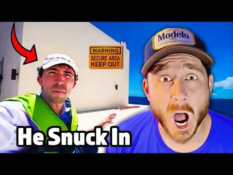 I Watched a YouTuber Sneak Onto Epstein Island...It Was Insane