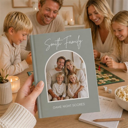 Family Game Night Score Book, Board Game Tracker Notebook, Fun Family Gift, Game Night Log Book, Personalized Score Journal - Etsy Canada