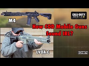 How COD Mobile Guns Sound in Real Life - AR Edition | echo76 - Call of Duty Mobile