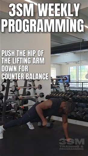 Renegade Row with Dumbbells✅️