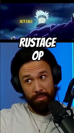 RUSTAGE OP (Overpowered ) REACTION #rustage #nerdcore #rap #shorts #reaction
