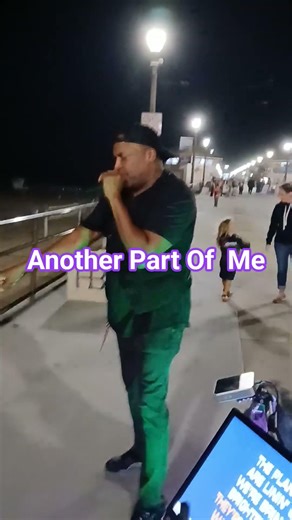 Michael Jackson Another Part Of Me Karaoke Huntington Beach Pier #karaoke #shorts