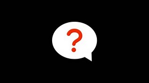 question mark icon, Question mark Animation icon with Transparent background