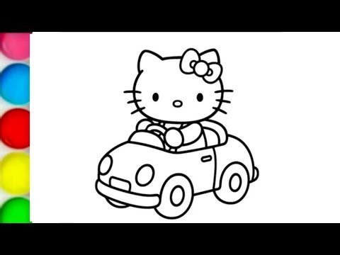hello kitty drawing, how to draw Hello kitty, hello kitty and friends cartoon, easy draw