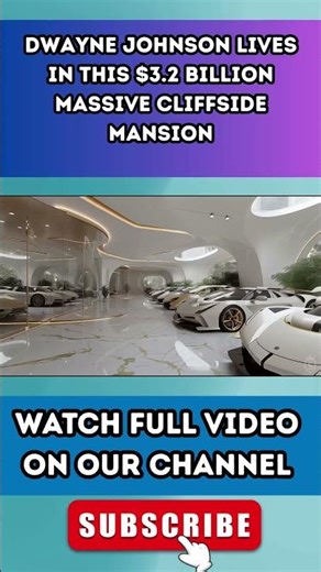 Dwayne johnson lives in this $3.2 Billion MASSIVE Cliffside Mansion PART 3