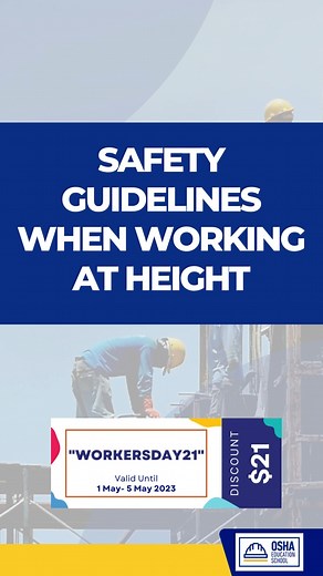 Always Follow all Safety Procedures and Guidelines. https://www.oshaeducationschool.com/osha-30-hour-construction-safety-training #StandDown4Safety #PPE #employeesafety #oshaeducationschool #skills #sitesafety #onlinetraining #machine #handtools #hazard #powertools #WorkZoneSafety #LaborDay #WorkersMemorialDay #osha30 #OSHACompliance #osha #EarthDay #safetytrainingcourse #workwithus #innovation #staysafe #industry #fall #reels #osha10 #helmet #constructionlife #oshacompliance #construction | OSH
