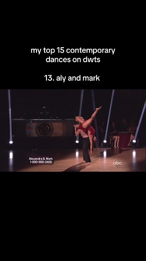 Aly Raisman and Mark Ballas' Emotional Contemporary Dance