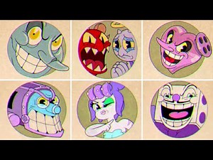 Cuphead + DLC - All Boss Quotes & Game Over Screens