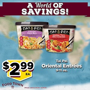 We have a world of savings on a array of flavors at your Food Town! 🌍 Here's a sneak peek, and there's even more in-store! Discover your nearest location at yourfoodtown.com and be sure not to miss the weekly AD for extra savings. 🛒💸 📍 Locations: https://bit.ly/3Ij4dsi 📰 Weekly AD: https://bit.ly/3tIalX2 #foodtownhouston #save #yourfoodtown #internationalfood #delicious (Prices effective 2/21/24-2/27/24) | Food Town