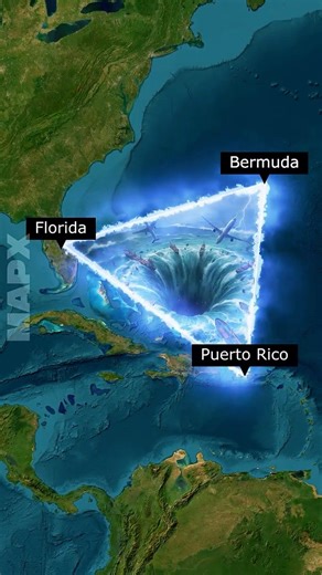 Locate the Bermuda Triangle #MapX #geography #bermuda