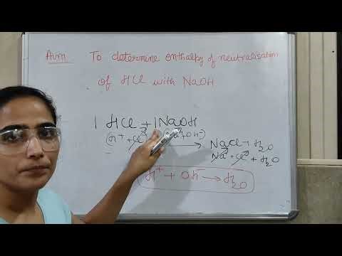 L2 | Enthalpy of neutralisation ( strong acid and strong base ) | #chemistry| Engivolchemo