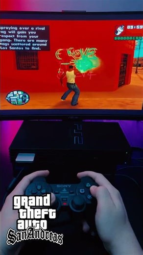 Grand Theft Auto: San Andreas on the Playstation 2