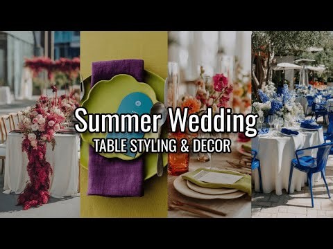 Wedding Decoration Ideas: Summer Wedding Table Decorations That Wow