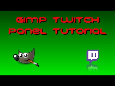 How To Make Twitch Panels With Gimp