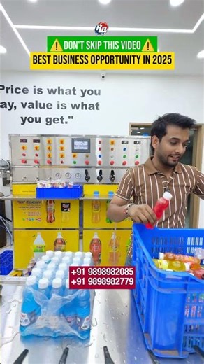 Soda Filling Machine | Pet Bottles Business | New Business Idea 2026