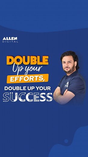 "🧠 Double up your efforts, double up your success! Discover how simultaneous revision can help you score BIG in the exam. Also, know the perfect strategy to revise for the exam. 📚" #revisiontips #Efforts #Success #rightapproach #Informative #reel #ALLENDigital #OnlineLearning | ALLEN Digital