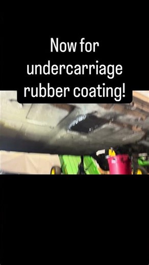 83 911 DIY Floor Pan Hole - Rubber Coating Undercarriage #porscherestoration #porsche911sc #porsche