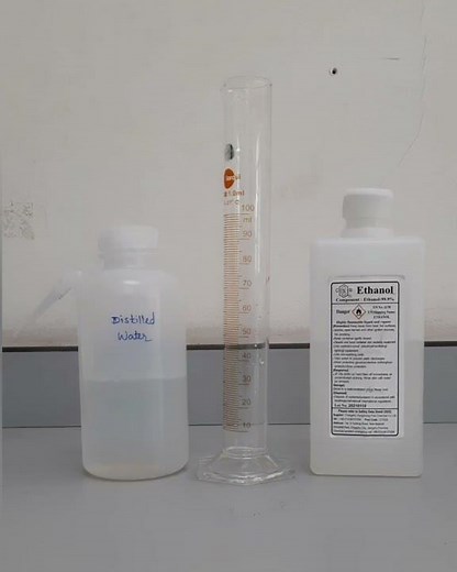 How to Prepare 70% Ethanol #70%ethanol_preparation