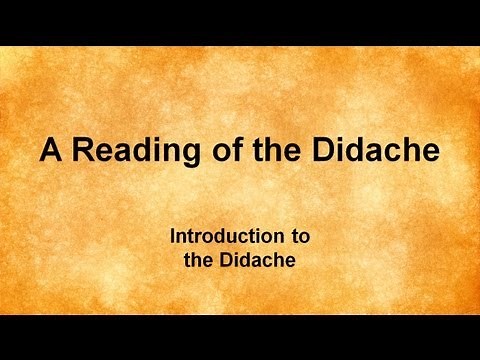 A Reading of the Didache