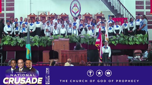 The Church of God of Prophecy invites you to our National Crusade happening January 7th to 9th, 2026, at 7PM nightly. Come and experience powerful ministry with Apostle Phalmon Ferguson, Minister Joshua Wells, and Minister Christopher Adams. This is more than an event—it’s a divine appointment. Tag a friend, make plans, and let’s come together in worship and breakthrough. See you there! | COGOP Bahamas