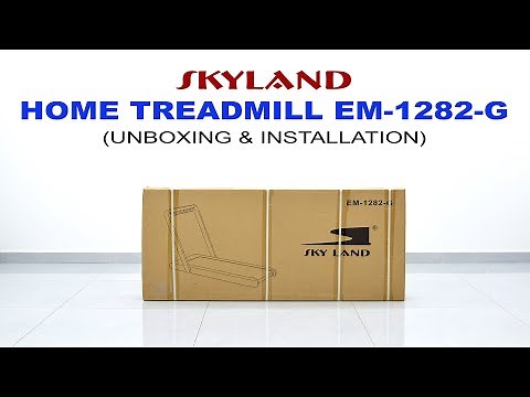 SKY LAND 2-in-1 Treadmill Machine Walking & Running Pad w/ Remote control (UNBOXING & INSTALLATION)