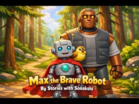 Max the Brave Robot 🤖 | Learn Bravery | Cartoon Story